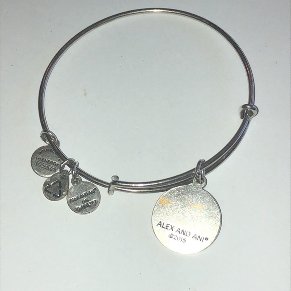 Alex And Ani Silver Tone Seven Swords Boho Charm Bracelet - Picture 4 of 4